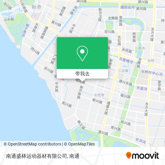 南通盛林运动器材有限公司地图