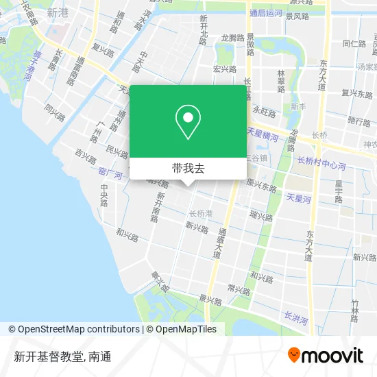 新开基督教堂地图