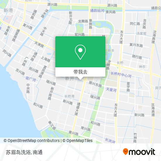 苏眉岛洗浴地图