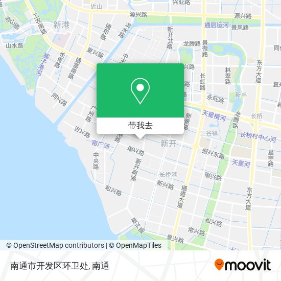 南通市开发区环卫处地图