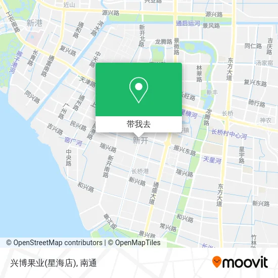 兴博果业(星海店)地图