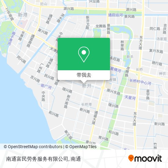 南通富民劳务服务有限公司地图