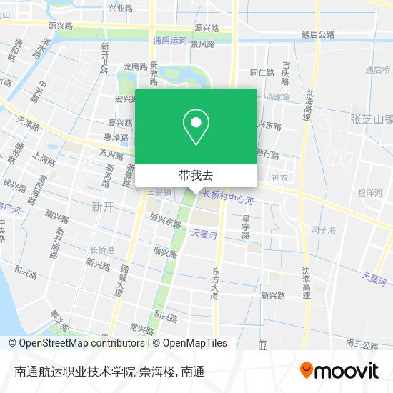 南通航运职业技术学院-崇海楼地图