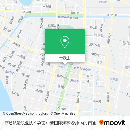 南通航运职业技术学院-中新国际海事培训中心地图