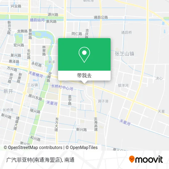 广汽菲亚特(南通海盟店)地图
