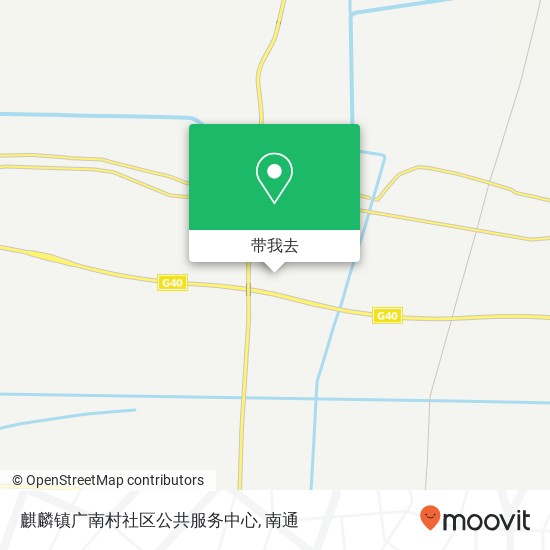麒麟镇广南村社区公共服务中心地图