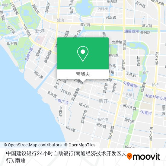 中国建设银行24小时自助银行(南通经济技术开发区支行)地图
