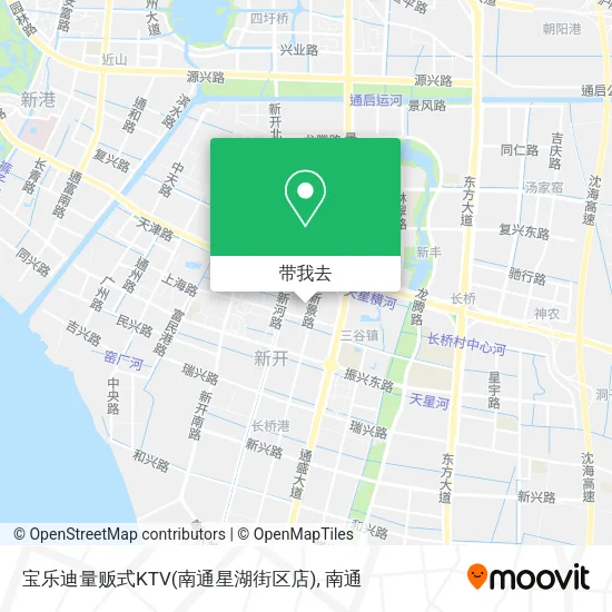 宝乐迪量贩式KTV(南通星湖街区店)地图