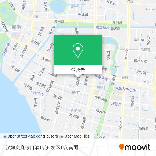 汉姆岚庭假日酒店(开发区店)地图