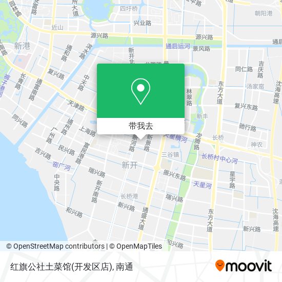 红旗公社土菜馆(开发区店)地图
