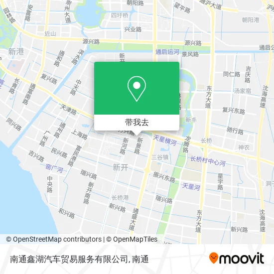 南通鑫湖汽车贸易服务有限公司地图