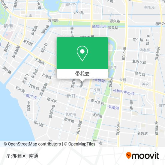 星湖街区地图