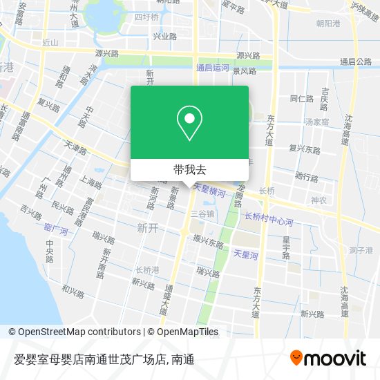 爱婴室母婴店南通世茂广场店地图