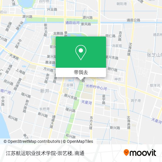 江苏航运职业技术学院-崇艺楼地图