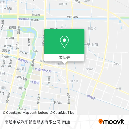 南通申成汽车销售服务有限公司地图