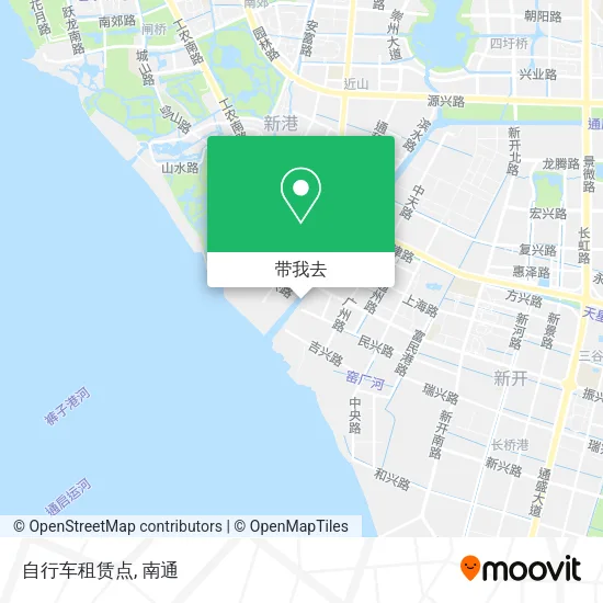 自行车租赁点地图
