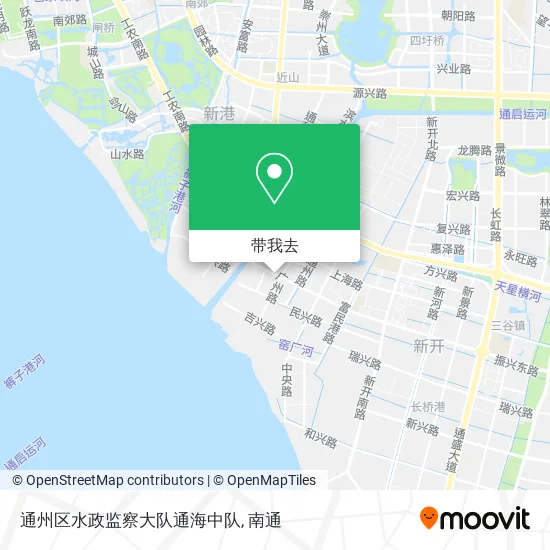 通州区水政监察大队通海中队地图