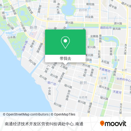 南通经济技术开发区劳资纠纷调处中心地图