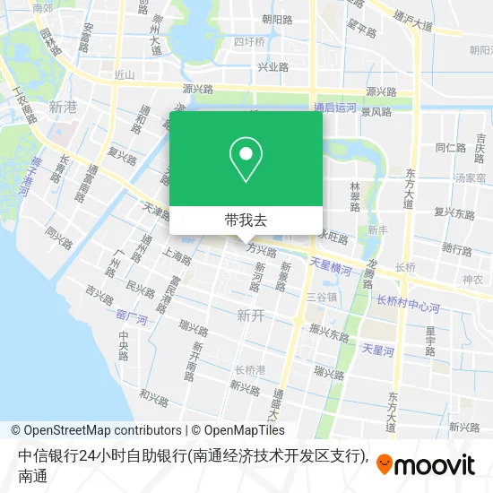 中信银行24小时自助银行(南通经济技术开发区支行)地图
