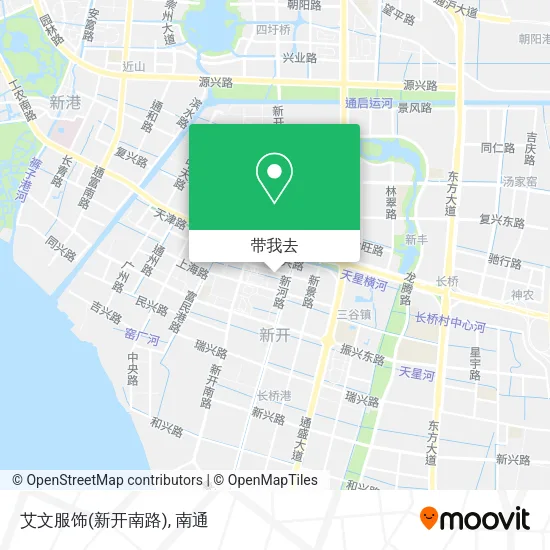 艾文服饰(新开南路)地图