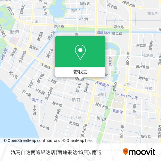一汽马自达南通银达店(南通银达4S店)地图