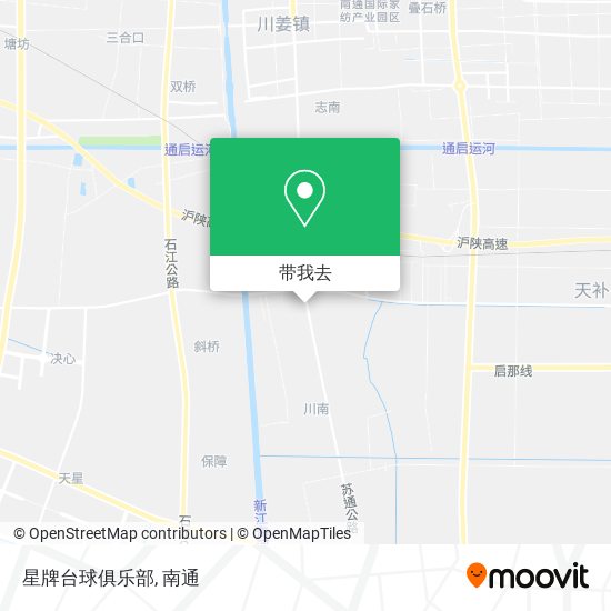 星牌台球俱乐部地图