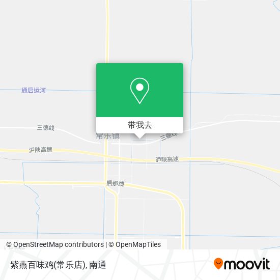 紫燕百味鸡(常乐店)地图