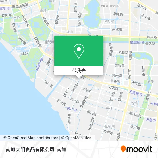 南通太阳食品有限公司地图