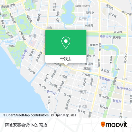 南通安惠会议中心地图