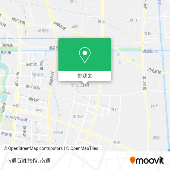 南通百姓旅馆地图