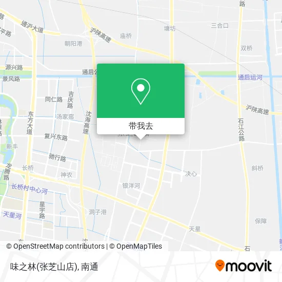味之林(张芝山店)地图