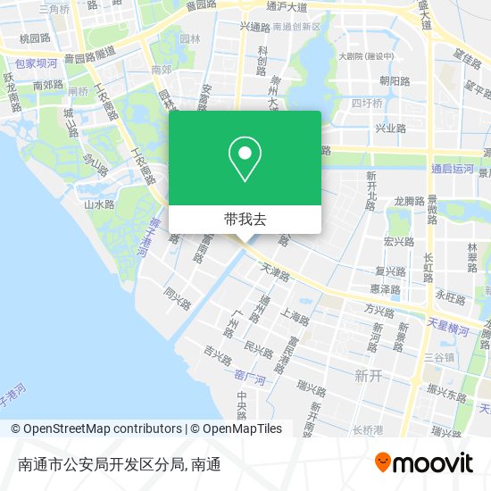 南通市公安局开发区分局地图