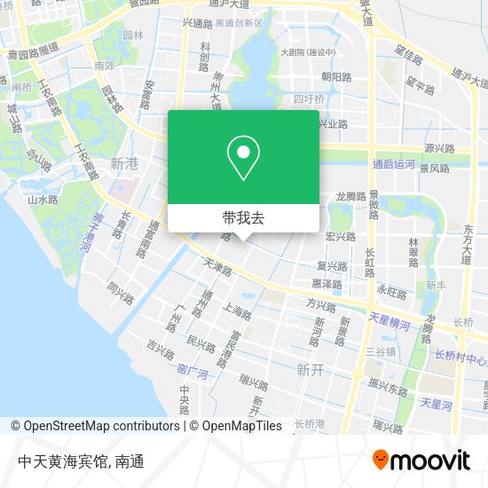 中天黄海宾馆地图