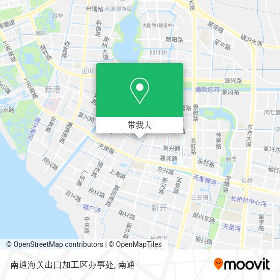 南通海关出口加工区办事处地图