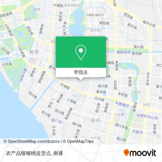 农产品猕猴桃提货点地图