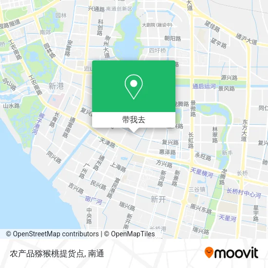 农产品猕猴桃提货点地图