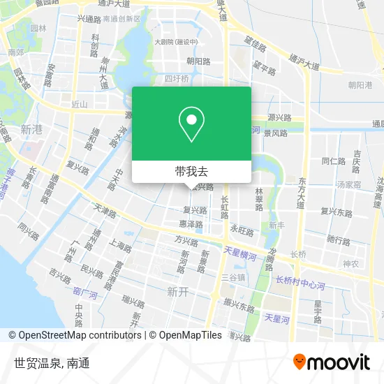 世贸温泉地图