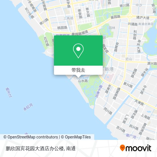 鹏欣国宾花园大酒店办公楼地图