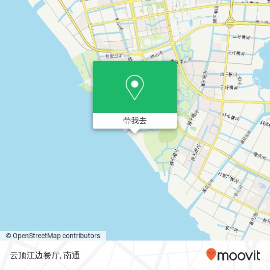 云顶江边餐厅地图