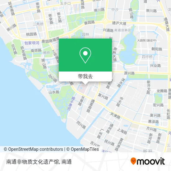 南通非物质文化遗产馆地图