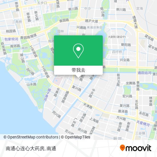 南通心连心大药房地图
