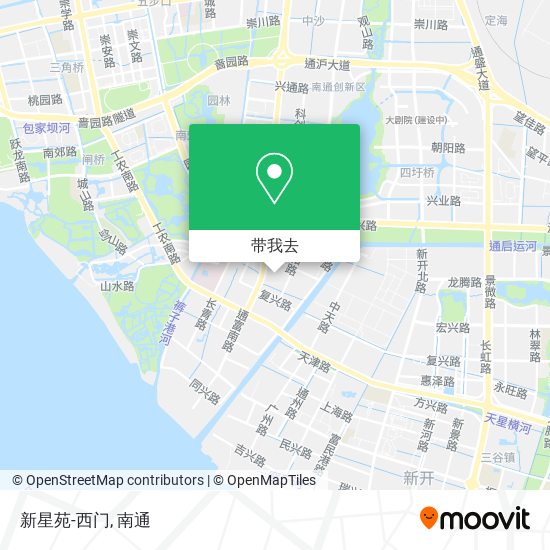 新星苑-西门地图