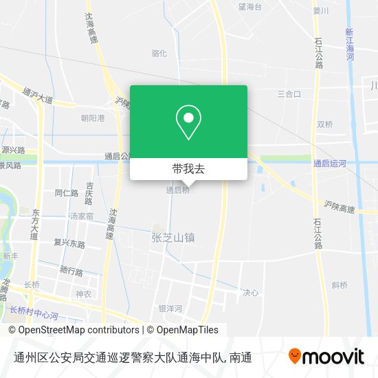 通州区公安局交通巡逻警察大队通海中队地图