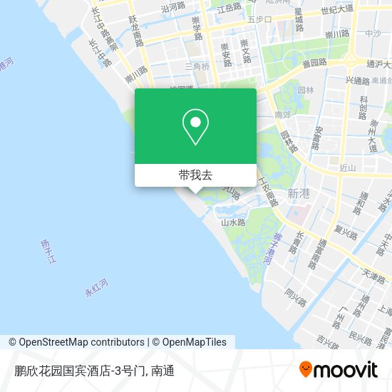 鹏欣花园国宾酒店-3号门地图