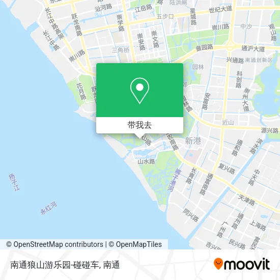 南通狼山游乐园-碰碰车地图