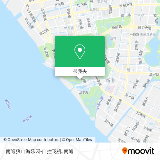 南通狼山游乐园-自控飞机地图