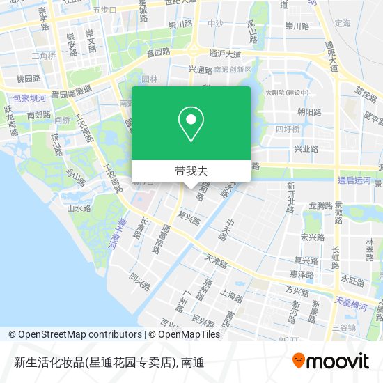 新生活化妆品(星通花园专卖店)地图