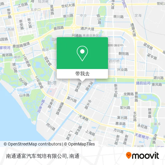 南通通富汽车驾培有限公司地图