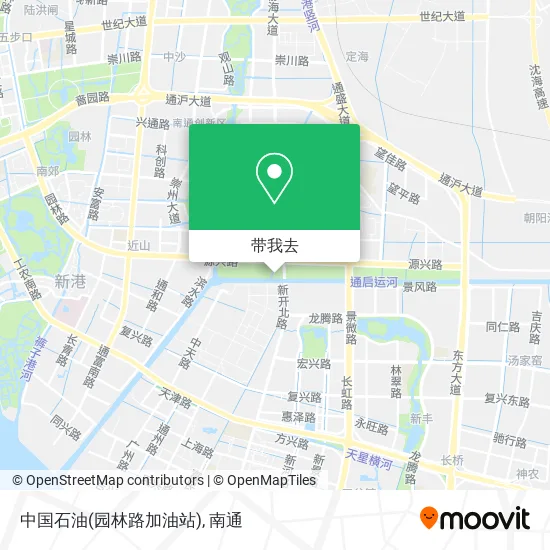 中国石油(园林路加油站)地图