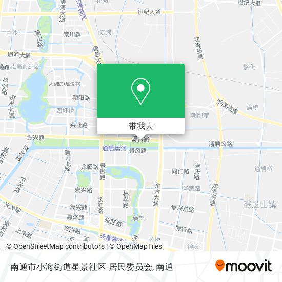 南通市小海街道星景社区-居民委员会地图